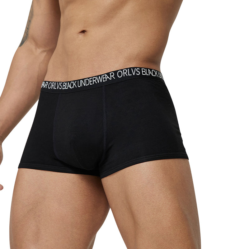 OR6115 Men's Modal Boxer Briefs - Breathable Soft Trunks for Daily & Sport