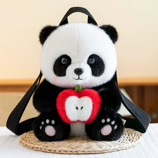 Cute Panda Backpack; Double Shoulder Bag; Chengdu, China; Speed Backpack