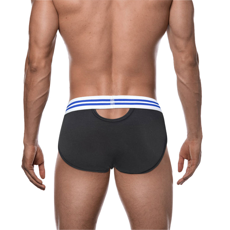 OR6245 Men's Low Rise Modal Sexy Cutout Brief Underwear