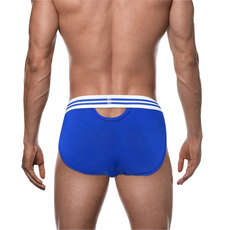 OR6245 Men's Low Rise Modal Sexy Cutout Brief Underwear