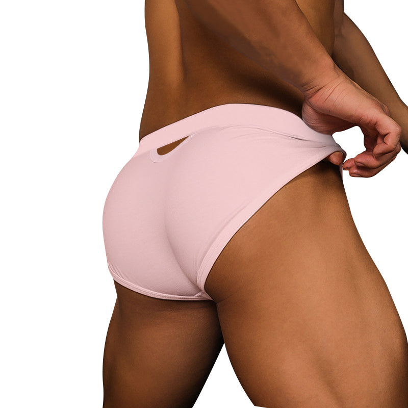 OR6215 Men's Low Rise Briefs with Cutout Design Modal Breathable Underwear