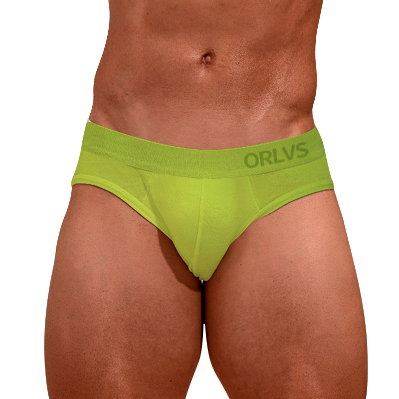 OR6205 Breathable Modal Low-Rise Briefs with Pouch | Sexy Seamless Underwear for Men