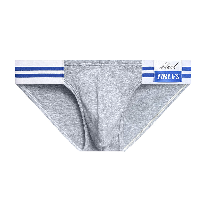 OR6266 Men's Low-Rise Cotton Briefs with Elastic Band – Sexy & Breathable
