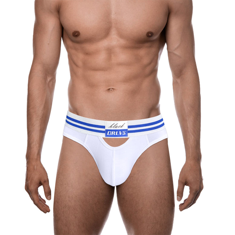 OR6245 Men's Low Rise Modal Sexy Cutout Brief Underwear