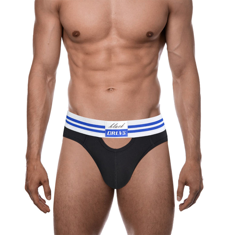 OR6245 Men's Low Rise Modal Sexy Cutout Brief Underwear