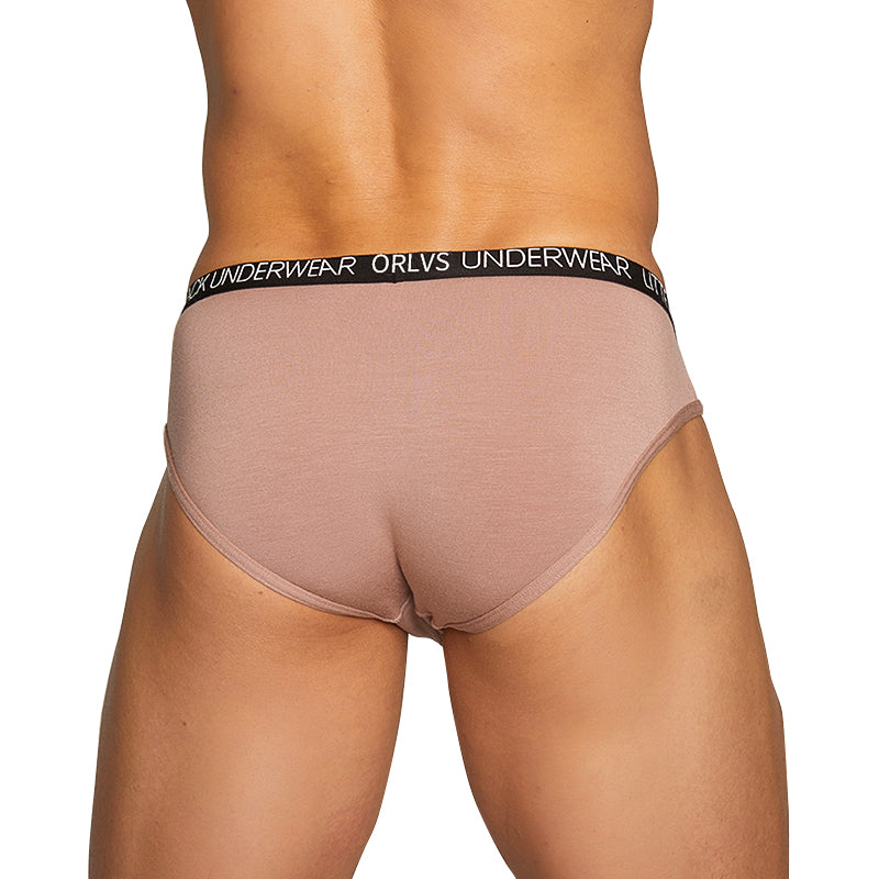 OR6103 Men's Sexy Briefs - Low Rise Cotton Underwear with Logo Waistband |VMee