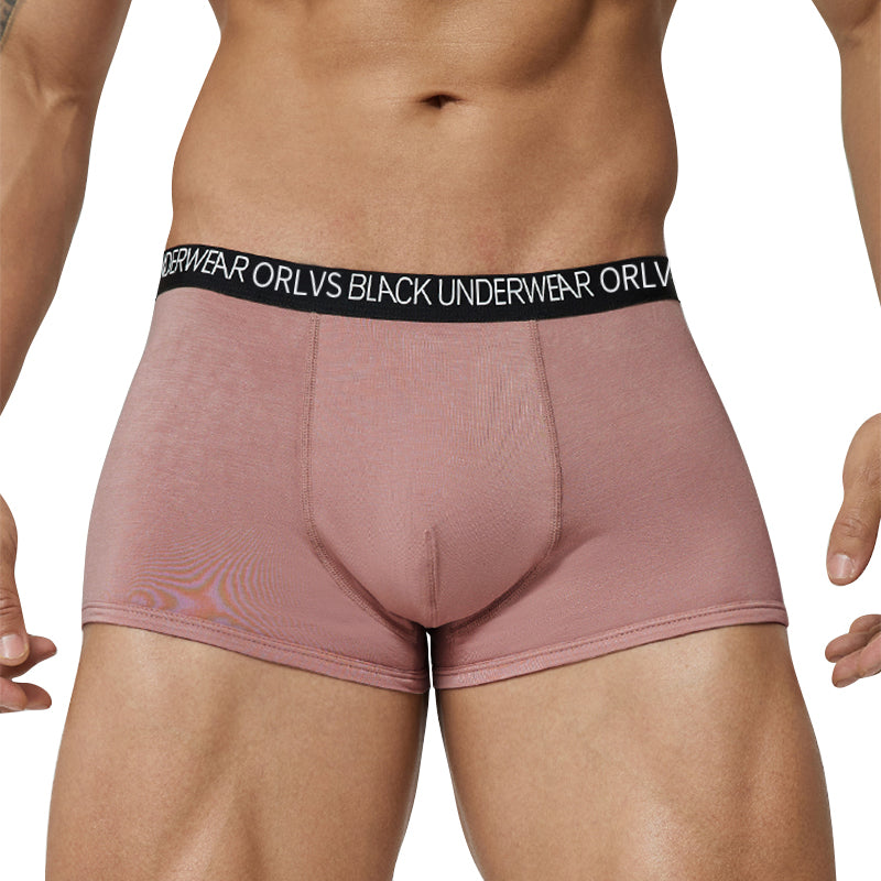 OR6115 Men's Modal Boxer Briefs - Breathable Soft Trunks for Daily & Sport